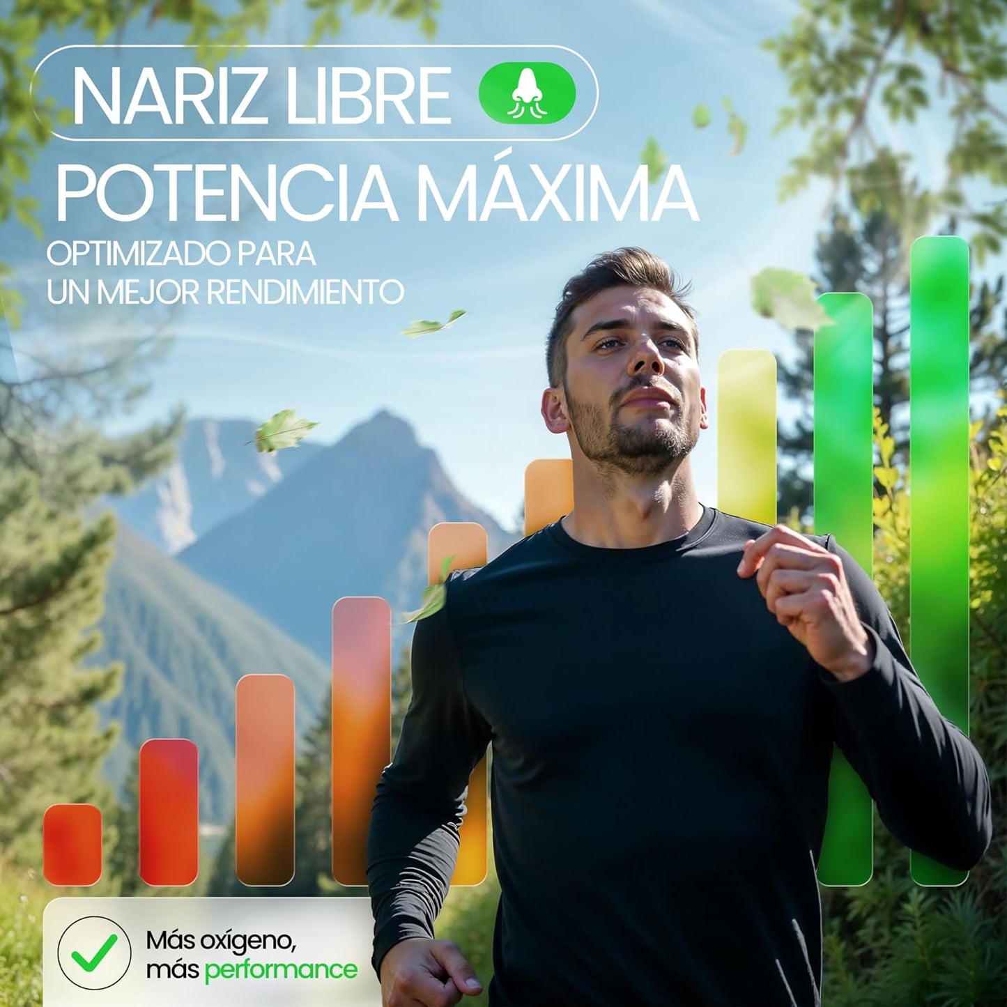 Tiras Nasales Transparentes 30 Unidades, Para Dormir Y Deportivas