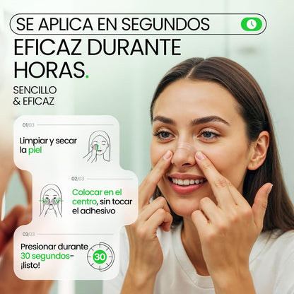 Tiras Nasales Transparentes 30 Unidades, Para Dormir Y Deportivas